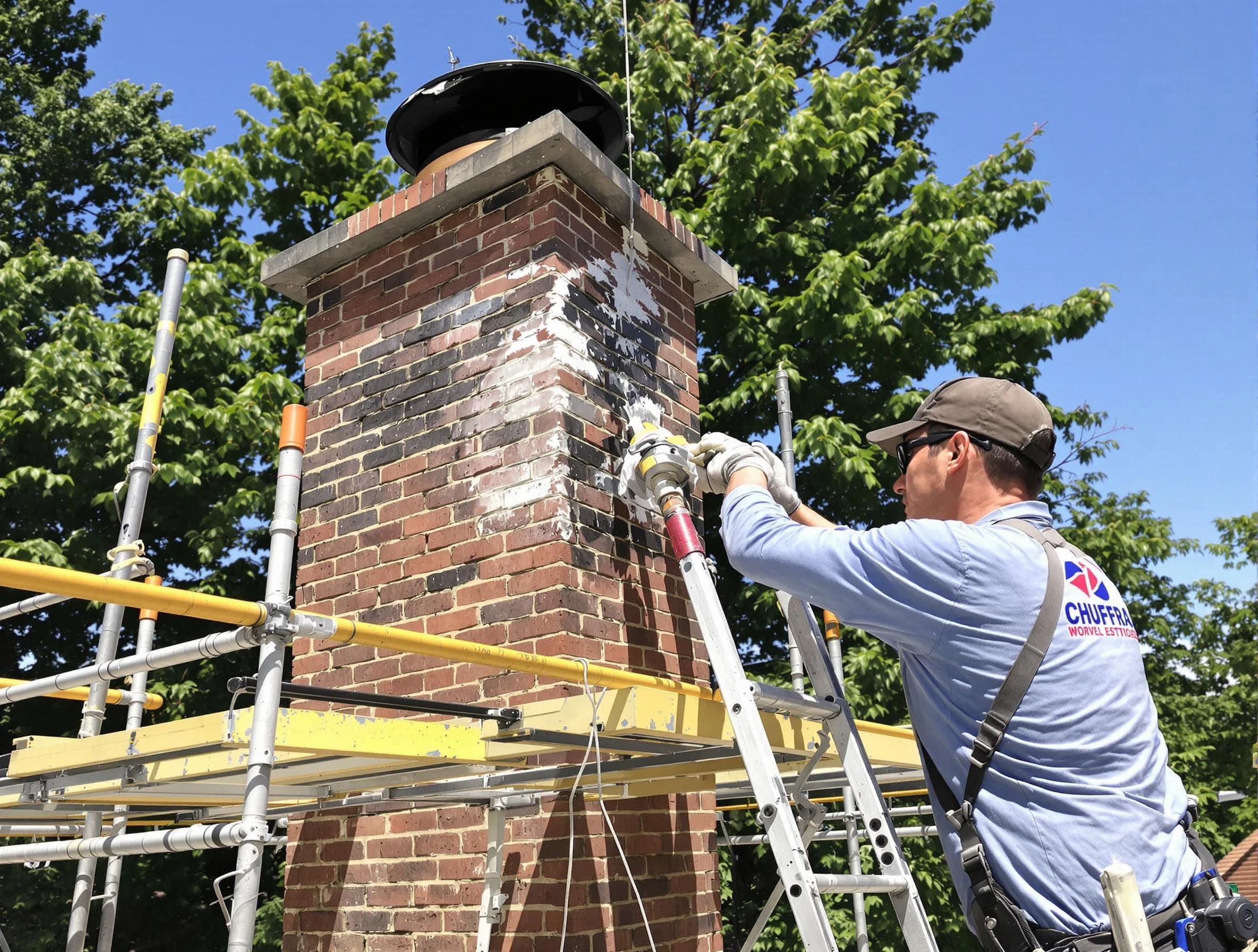 Structural chimney repair by Clearfield Chimney Sweep in Clearfield, UT
