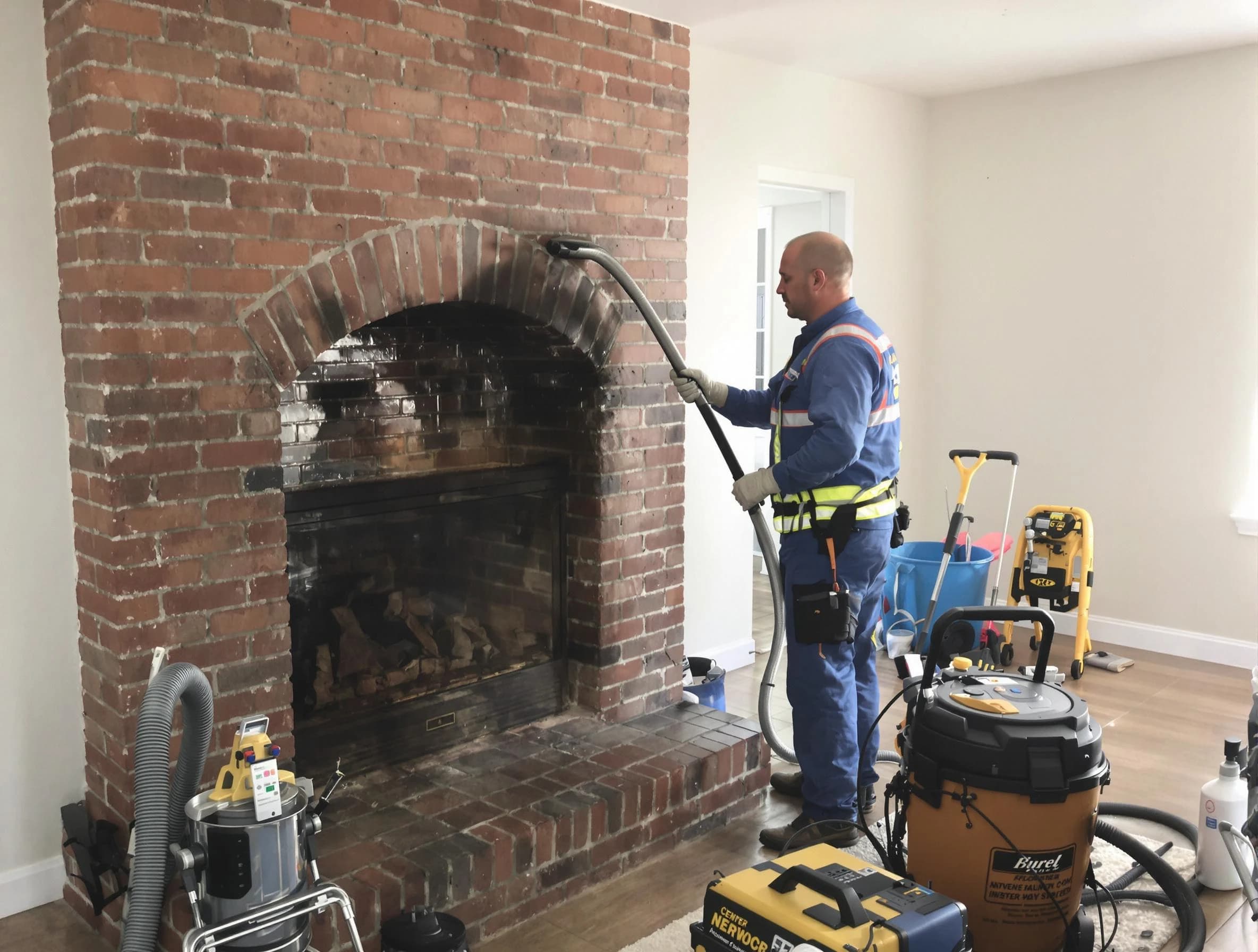 Clearfield Chimney Sweep expert performing detailed chimney sweep in Clearfield, UT