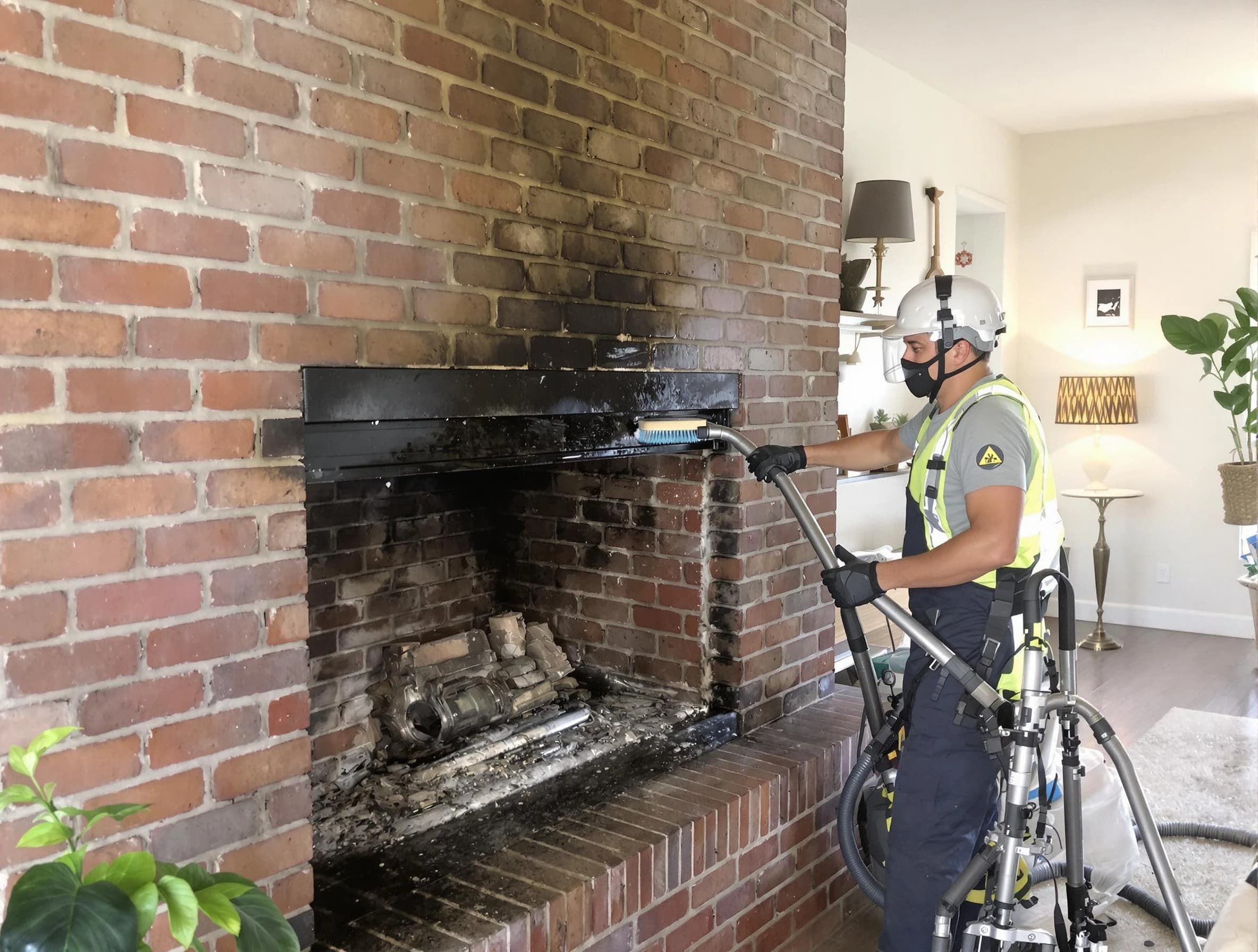 Clearfield Chimney Sweep providing fireplace cleaning services in Clearfield, UT