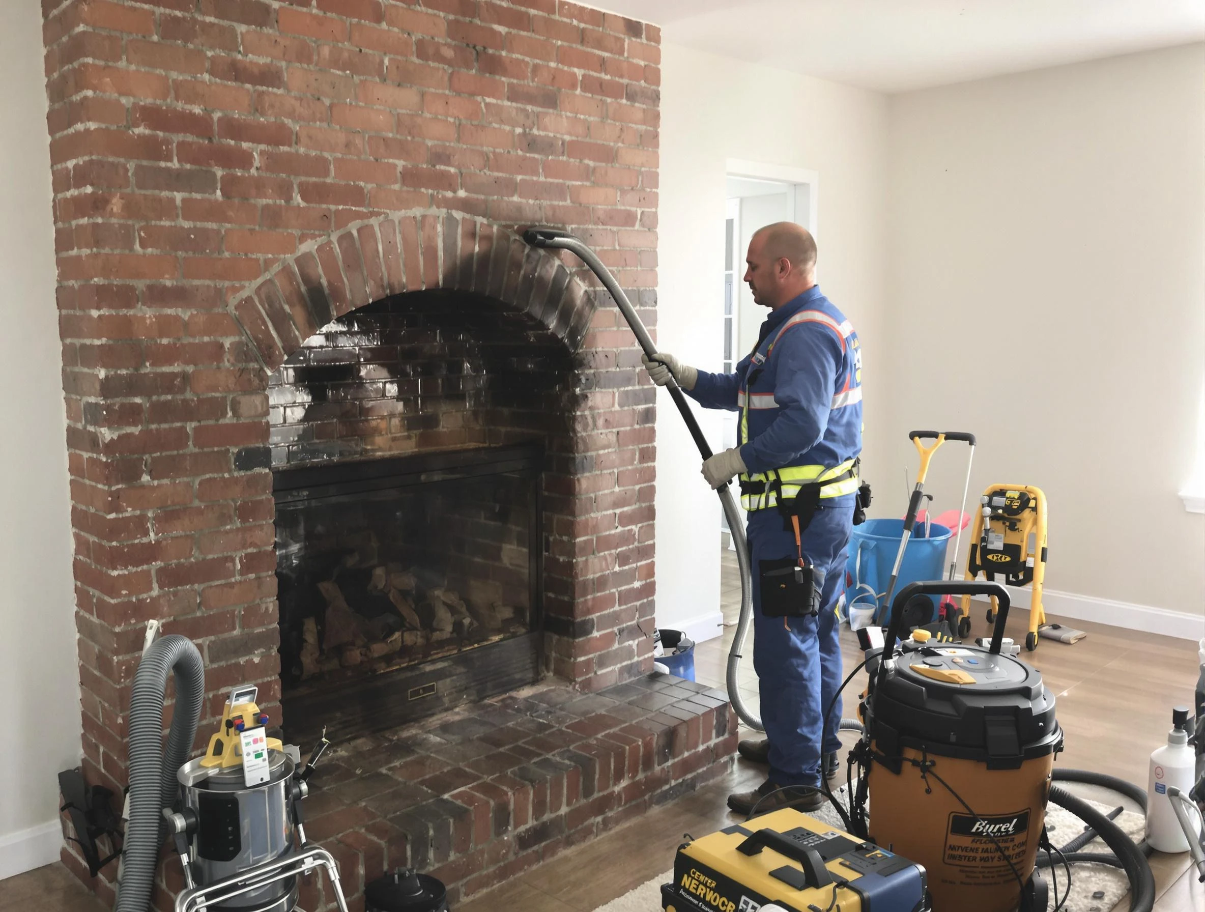 Clearfield Chimney Sweep expert performing detailed chimney sweep in Clearfield, UT