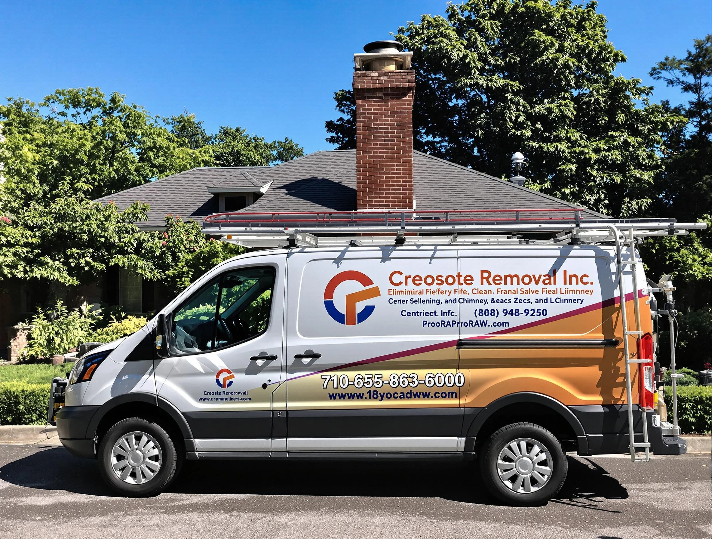 Clearfield Chimney Sweep technician removing creosote safely in Clearfield, UT